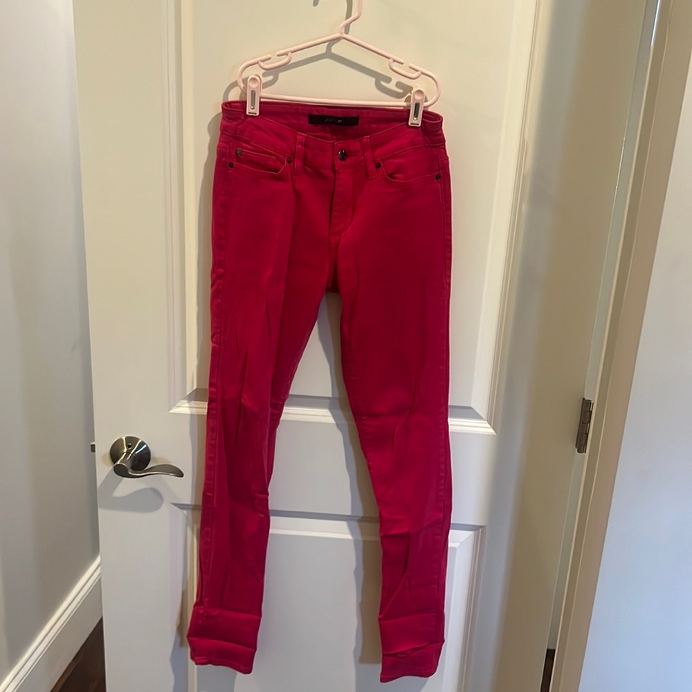 EUC Dark Pink Joes Jeans